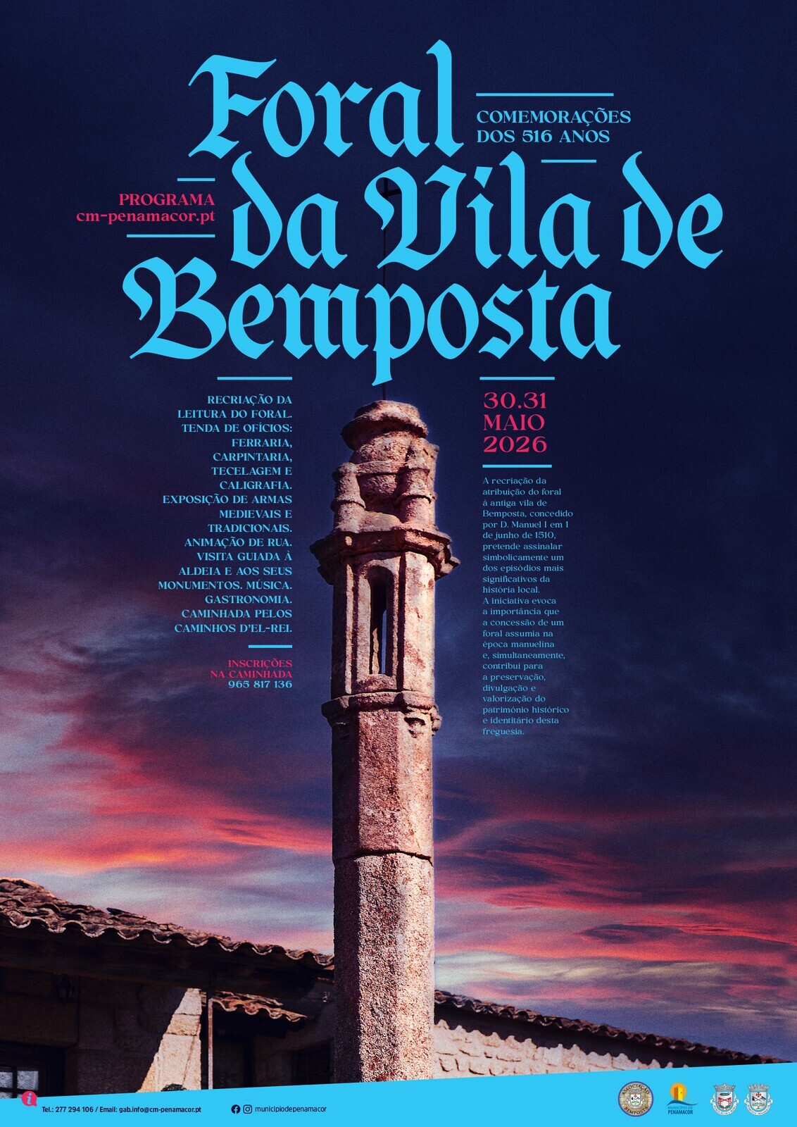 Bemposta Celebra os 516 Anos da Atribuição do Foral
